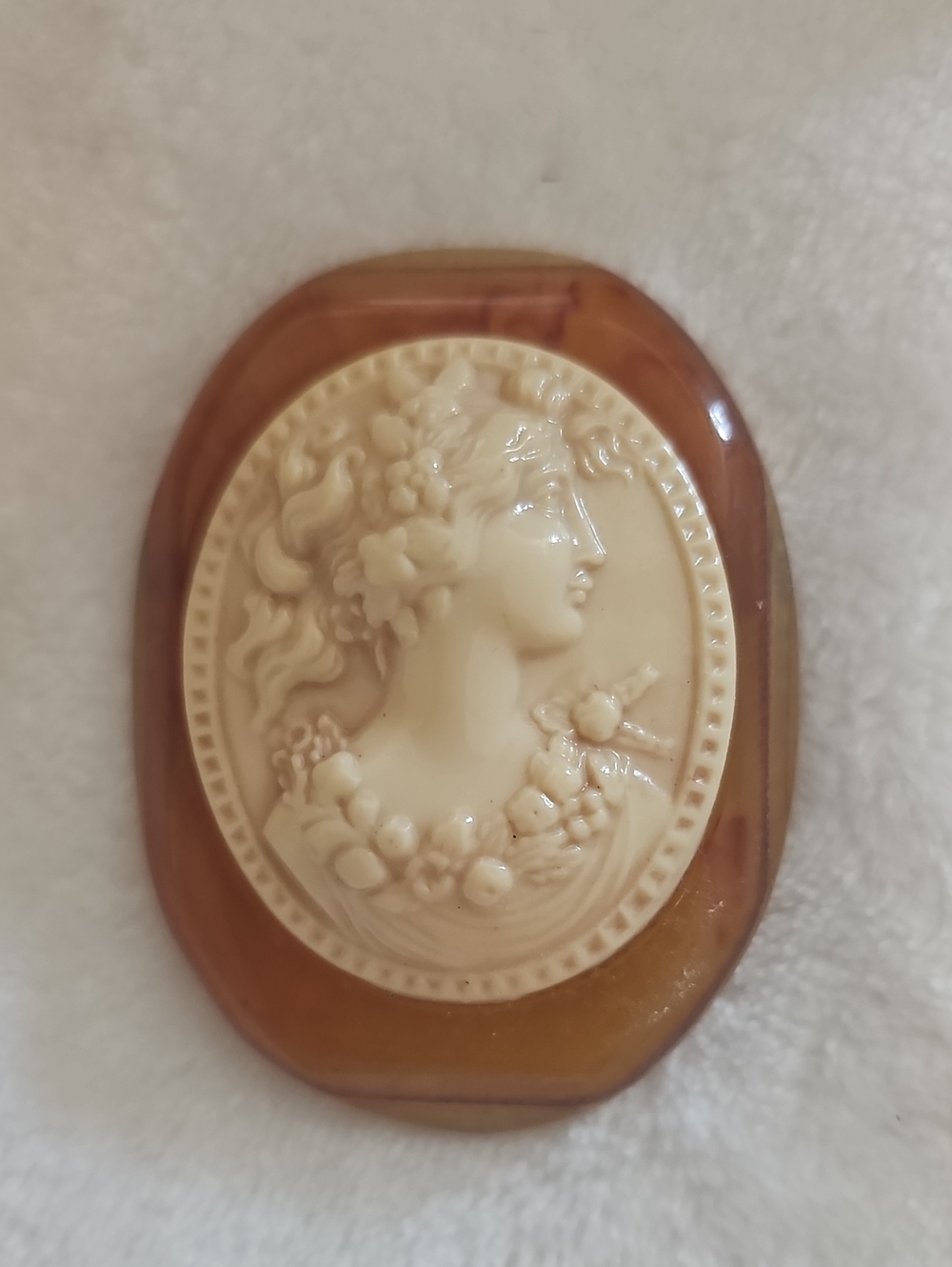 Victorian Revival Bakelite Brooch